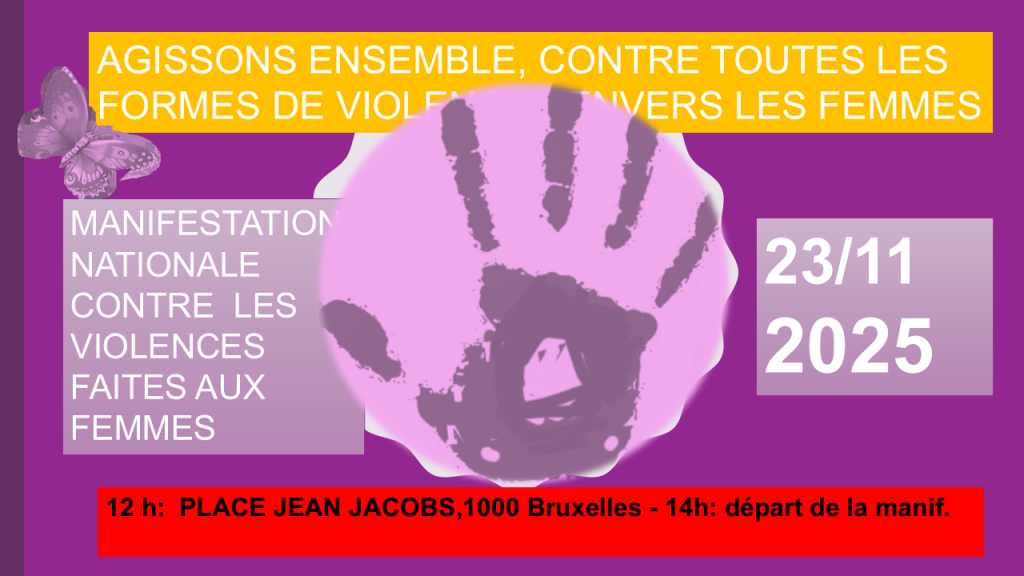 Manifestation contre les violences faites aux femmes